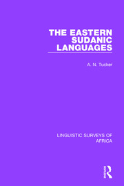 The Eastern Sudanic Languages book cover