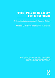 The Psychology of Reading: An Interdisciplinary Approach (2nd Edn) book cover