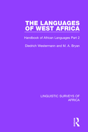 The Languages of West Africa: Handbook of African Languages Part 2 book cover