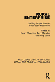 Rural Enterprise: Shifting Perspectives on Small-scale Production book cover