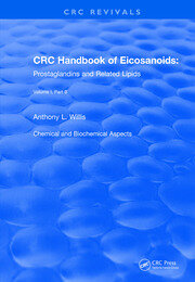 Revival: Handbook of Eicosanoids (1987): Volume I, Part B book cover