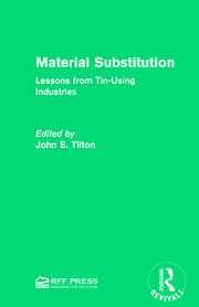 Material Substitution: Lessons from Tin-Using Industries book cover