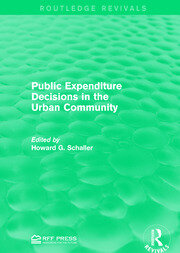 Public Expenditure Decisions in the Urban Community book cover