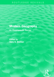 Modern Geography: An Encylopaedic Survey book cover