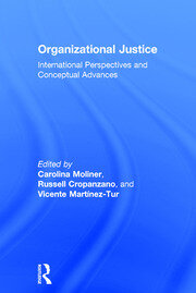 Organizational Justice: International perspectives and conceptual advances book cover