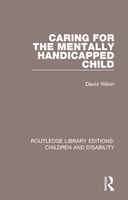Caring for the Mentally Handicapped Child book cover
