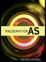 Philosophy for AS: 2008 AQA Syllabus book cover