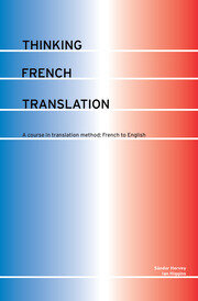 Thinking French Translation book cover