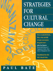 Strategies for Cultural Change book cover
