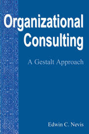 Organizational Consulting: A Gestalt Approach book cover