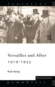 Versailles and After, 1919-1933 book cover
