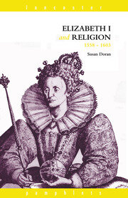 Elizabeth I and Religion 1558-1603 book cover