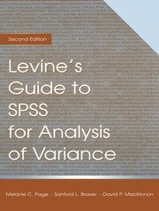 Levine's Guide to SPSS for Analysis of Variance book cover