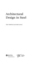 Architectural Design in Steel book cover