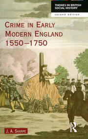 Crime in Early Modern England 1550-1750 book cover