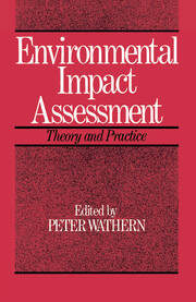 Environmental Impact Assessment: Theory and Practice book cover