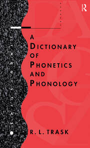 A Dictionary of Phonetics and Phonology book cover