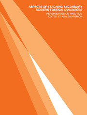 Aspects of Teaching Secondary Modern Foreign Languages: Perspectives on Practice book cover