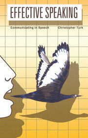 Effective Speaking: Communicating in Speech book cover