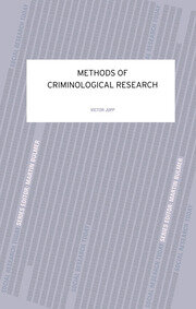 Methods of Criminological Research book cover