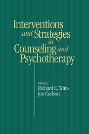 Intervention & Strategies in Counseling and Psychotherapy book cover