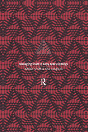 Managing Staff in Early Years Settings book cover