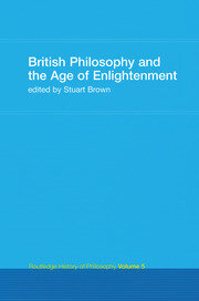 British Philosophy and the Age of Enlightenment: Routledge History of Philosophy Volume 5 book cover