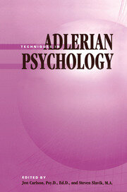 Techniques In Adlerian Psychology book cover