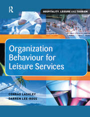 Organization Behaviour for Leisure Services book cover