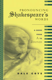 Pronouncing Shakespeare's Words book cover