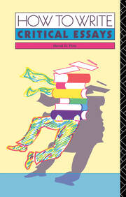 How to Write Critical Essays book cover