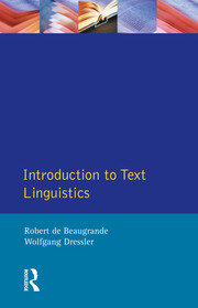 Introduction to Text Linguistics book cover