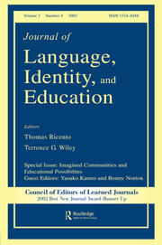 Imagined Communities and Educational Possibilities: A Special Issue of the journal of Language, Identity, and Education book cover