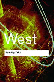Keeping Faith: Philosophy and Race in America book cover
