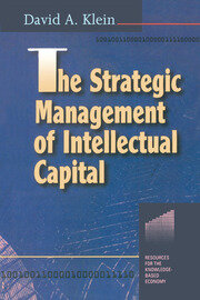 The Strategic Management of Intellectual Capital book cover