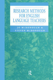 Research Methods for English Language Teachers book cover