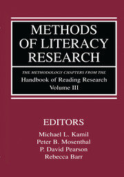 Methods of Literacy Research: The Methodology Chapters From the Handbook of Reading Research, Volume III book cover