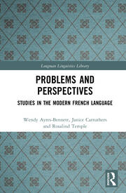 Problems and Perspectives: Studies in the Modern French Language book cover