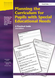 Planning the Curriculum for Pupils with Special Educational Needs: A Practical Guide book cover