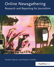 Online Newsgathering: Research and Reporting for Journalism book cover