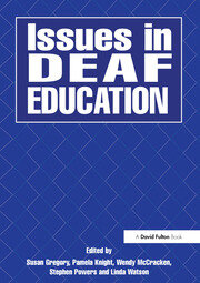 Issues in Deaf Education book cover