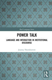 Power Talk: Language and Interaction in Institutional Discourse book cover
