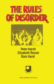 The Rules of Disorder book cover