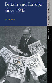 Britain and Europe since 1945 book cover