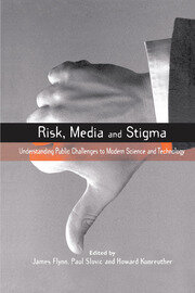 Risk, Media and Stigma: Understanding Public Challenges to Modern Science and Technology book cover