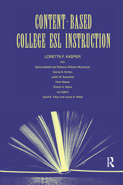 Content-Based College ESL Instruction book cover