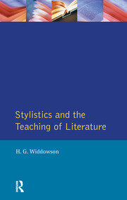 Stylistics and the Teaching of Literature book cover