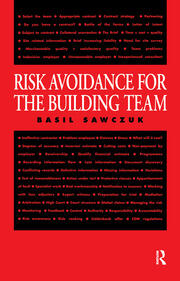 Risk Avoidance for the Building Team book cover