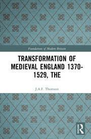 Transformation of Medieval England 1370-1529, The book cover