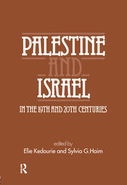 Palestine and Israel in the 19th and 20th Centuries book cover